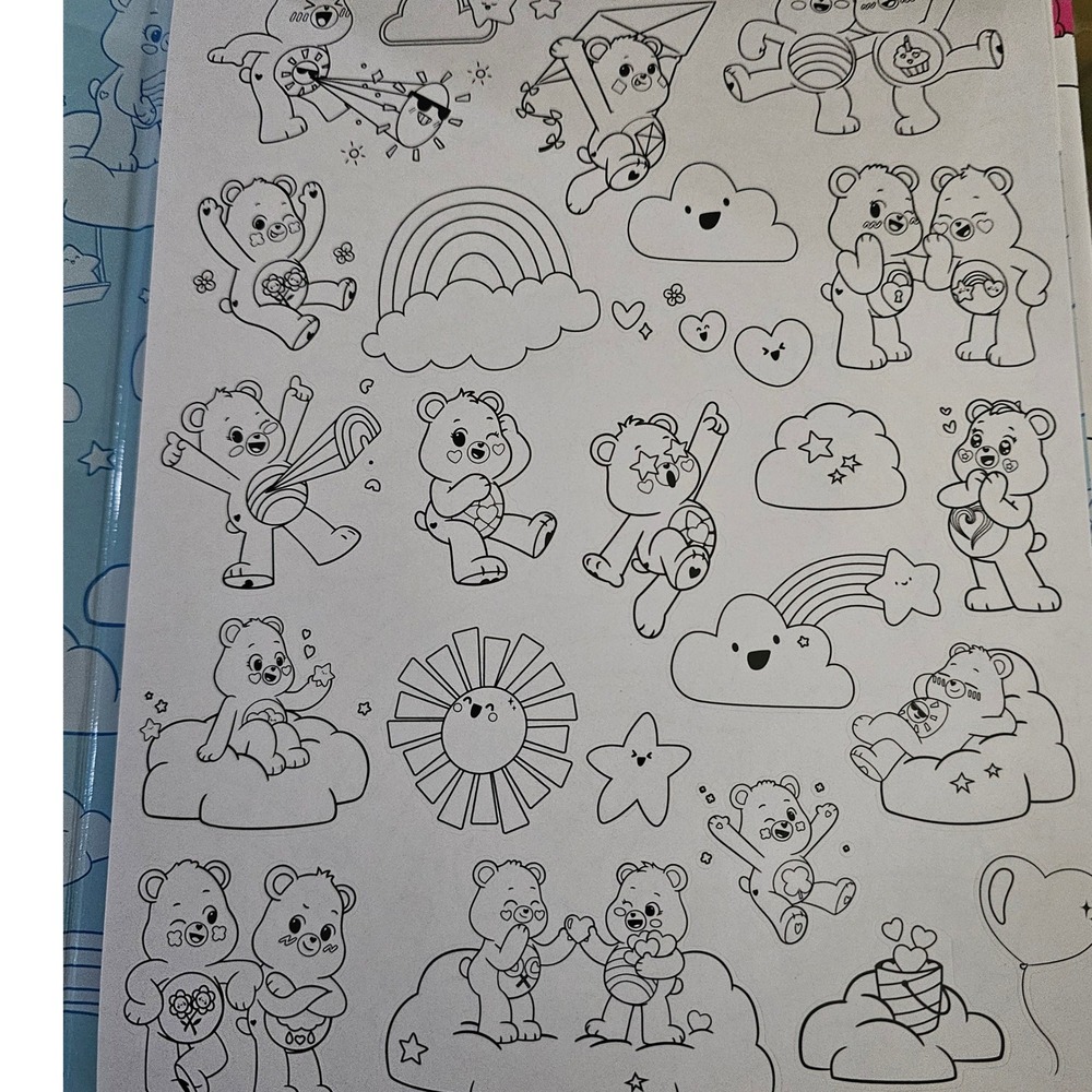 Care Bears Unlock the Magic Color‎ My Life Art Journal Set Markers Stickers NEW - Picture 5 of 6